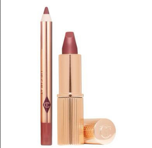 Luxury Matte Lipstick & Lip Liner Set – Authentic UK Beauty | M&Z Collection