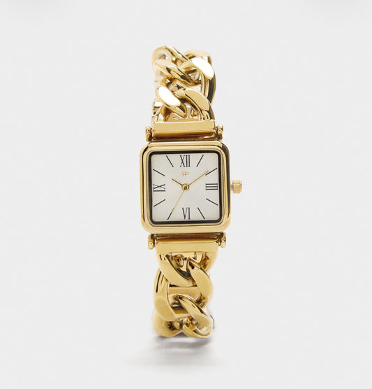 Parfois Square Dial Link Bracelet Watch – Modern Elegant Women’s Watch | M&Z Collection