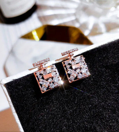 Chanel-Inspired Ear Studs – Elegant Designer-Style Stud Earrings | M&Z Collection