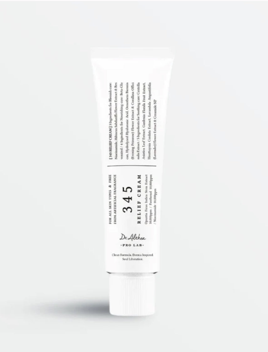 Dr. Althea 345 Relief Cream 50ml – Intensive Repair & Soothing Care
