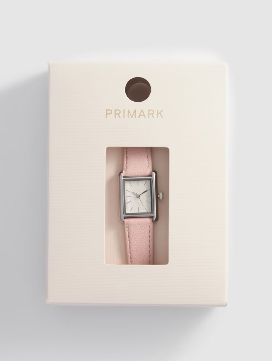 Faux Leather Strap Watch