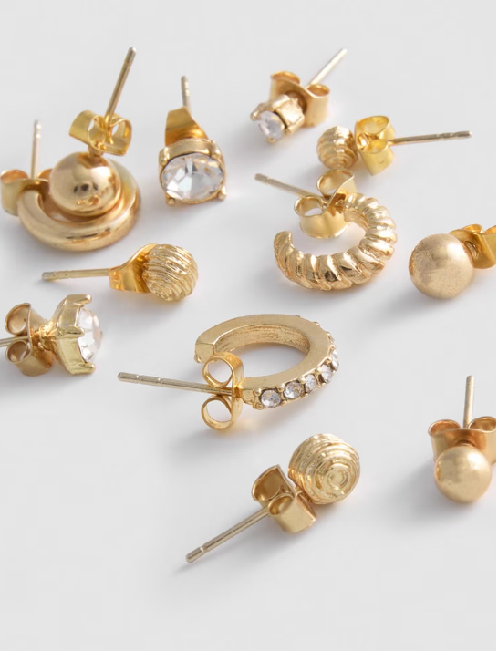 12pk Stud And Hoop Earrings