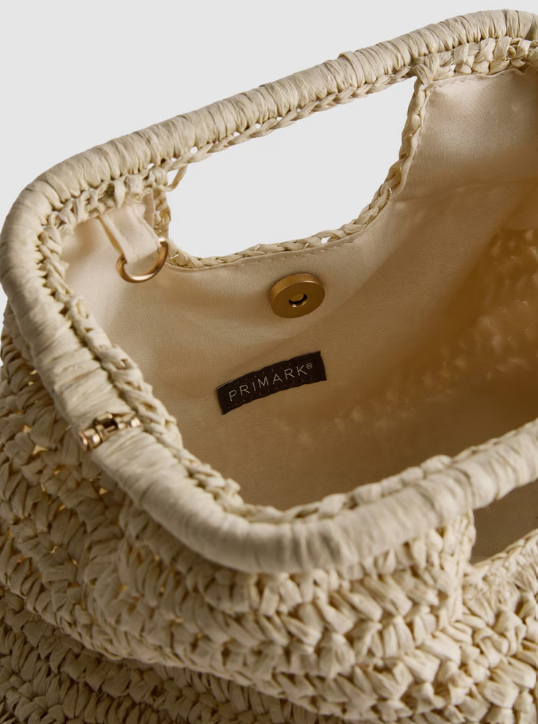 Paula Echevarría Woven Crossbody Bag