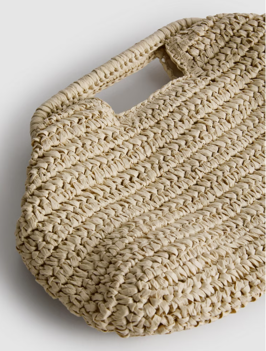 Paula Echevarría Woven Crossbody Bag