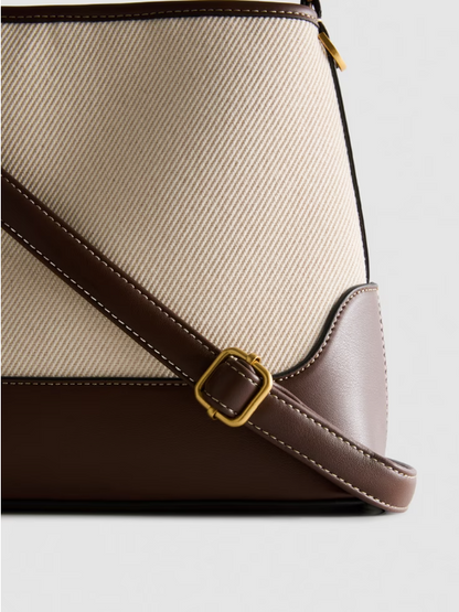 Faux Leather Bucket Bag
