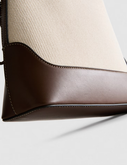 Faux Leather Bucket Bag